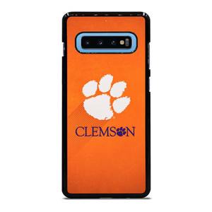CLEMSON TIGERS LOGO UNIVERSITY FOOTBALL PAW ICON Samsung Galaxy S10 Plus Case Cover