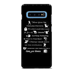 DISNEY LESSONS BLACK Samsung Galaxy S10 Plus Case Cover