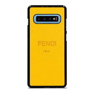 FENDI ROMA YELLOW Samsung Galaxy S10 Plus Case Cover