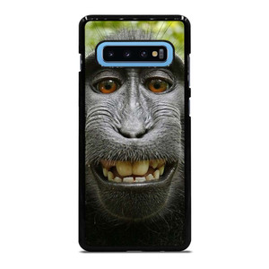 FUNNY MACACA NIGRA MONKEY SELFIE Samsung Galaxy S10 Plus Case Cover