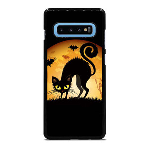 HALLOWEEN BLACK CAT Samsung Galaxy S10 Plus Case Cover