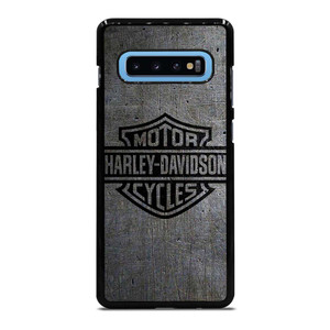 HARLEY DAVIDSON MOTORCYCLES COMPANY LOGO METAL Samsung Galaxy S10 Plus Case Cover