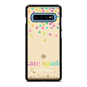 KATE SPADE NEW YORK LOGO COLORFUL POLKADOTS Samsung Galaxy S10 Plus Case Cover