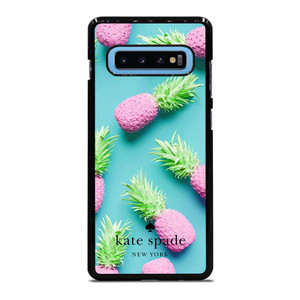 KATE SPADE NEW YORK LOGO SUMMER PINEAPPLE ICON Samsung Galaxy S10 Plus Case Cover