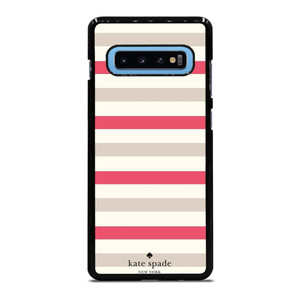 KATE SPADE NEW YORK STRIPES RED WHITE Samsung Galaxy S10 Plus Case Cover