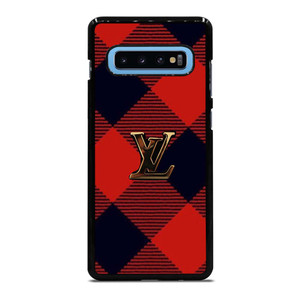 LOUIS VUITTON LV LOGO PATTERN RED Samsung Galaxy S10 Plus Case Cover