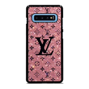 LOUIS VUITTON LV LOGO PINK SPARKLE Samsung Galaxy S10 Plus Case Cover