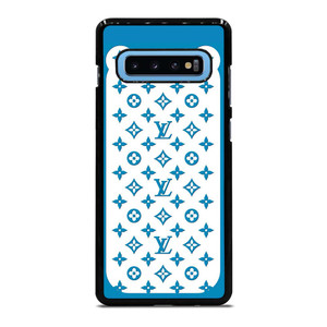 LOUIS VUITTON PATERN ICON LOGO BLUE Samsung Galaxy S10 Plus Case Cover