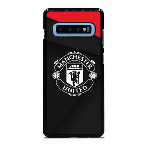 MANCHESTER UNITED LOGO BLACK Samsung Galaxy S10 Plus Case Cover