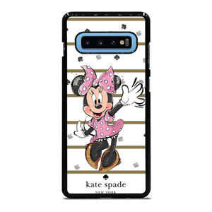 MINNIE MOUSE DISNEY KATE SPADE NEW YORK LOGO Samsung Galaxy S10 Plus Case Cover