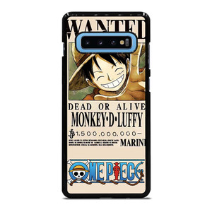 ONE PIECE LUFFY WANTED Samsung Galaxy S10 Plus Case Cover