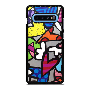 ROMERO BRITTO ABSTRACT LOVE Samsung Galaxy S10 Plus Case Cover