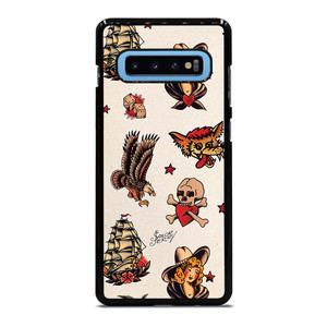 SAILOR JERRY TATTOO PATTERNS Samsung Galaxy S10 Plus Case Cover