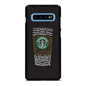 STARBUCKS COFFEE ART TYPOGRAPHY Samsung Galaxy S10 Plus Case Cover