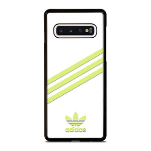 ADIDAS ORIGINALS STRIPES WHITE YELLOW Samsung Galaxy S10 Case Cover