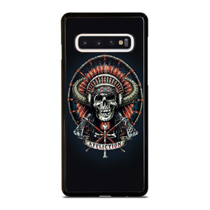 AFFLICTION INDIAN SKULL Samsung Galaxy S10 Case Cover