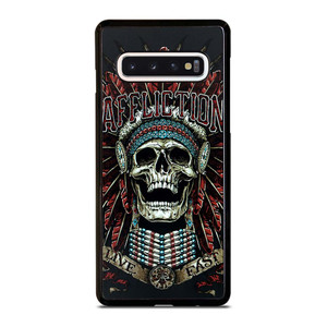 AFFLICTION SKULL INDIAN Samsung Galaxy S10 Case Cover
