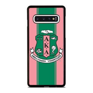 AKA PINK AND GREEN LOGO Samsung Galaxy S10 Case Cover