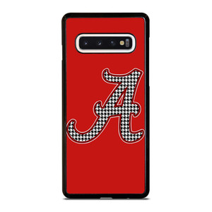 ALABAMA CRIMSON TIDE HOUNDSTOOTH ICON Samsung Galaxy S10 Case Cover