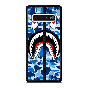 BAPE SHARK CAMO BLUE ZIP Samsung Galaxy S10 Case Cover