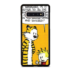 CALVIN AND HOBBES QUOTE Samsung Galaxy S10 Case Cover