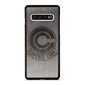 CAPSULE CORP METAL LOGO DRAGON BALL Z Samsung Galaxy S10 Case Cover