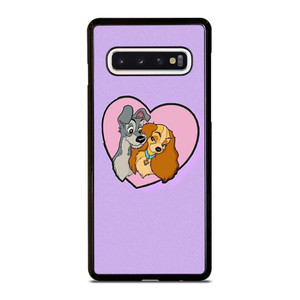 CARTOON LADY AND THE TRAMP DISNEY IN LOVE Samsung Galaxy S10 Case Cover
