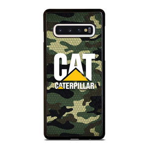 CATERPILLAT TRACTOR LOGO CAT CAMO ICON Samsung Galaxy S10 Case Cover