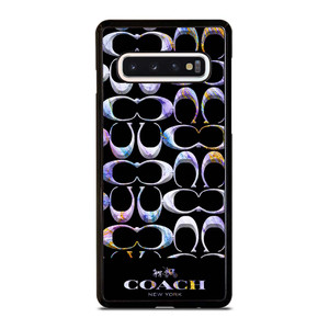 COACH NEW YORK COLORFULL MARBLE ICON Samsung Galaxy S10 Case Cover
