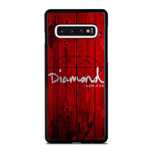 DIAMOND SUPPLY CO WOODEN RED Samsung Galaxy S10 Case Cover