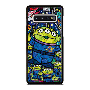 DISNEY TOY STORY ALIEN ART GLASS Samsung Galaxy S10 Case Cover