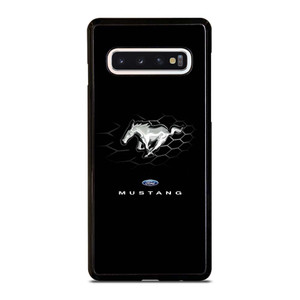 FORD MUSTANG LOGO BLACK Samsung Galaxy S10 Case Cover
