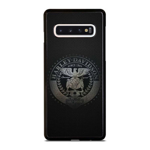 HARLEY DAVIDSON MOTORCYCLES COMPANY CARBON LOGO Samsung Galaxy S10 Case Cover