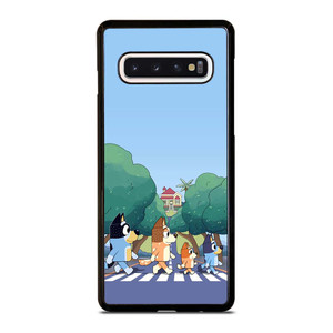 HEELERS FAMILY BLUEY CARTOON ABBEY ROAD Samsung Galaxy S10 Case Cover