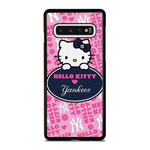 HELLO KITTY NEW YORK YANKEES Samsung Galaxy S10 Case Cover