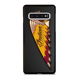 INDIAN MOTOR CYCLE CARBON LOGO Samsung Galaxy S10 Case Cover
