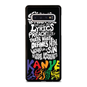 KANYE WEST LYRICS Samsung Galaxy S10 Case Cover