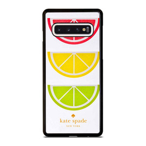 KATE SPADE NEW YORK LOGO COLORFUL LEMON ICON Samsung Galaxy S10 Case Cover