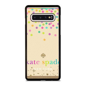 KATE SPADE NEW YORK LOGO COLORFUL POLKADOTS Samsung Galaxy S10 Case Cover