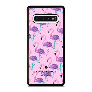 KATE SPADE NEW YORK LOGO FLAMENGOS PATTERN Samsung Galaxy S10 Case Cover