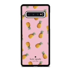 KATE SPADE NEW YORK LOGO PINEAPPLES Samsung Galaxy S10 Case Cover