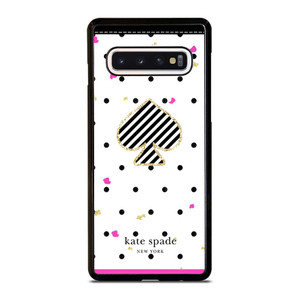 KATE SPADE NEW YORK LOGO POLKADOTS ICON Samsung Galaxy S10 Case Cover