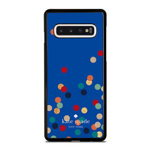 KATE SPADE NEW YORK LOGO SPARKLE POLKADOTS ICON Samsung Galaxy S10 Case Cover