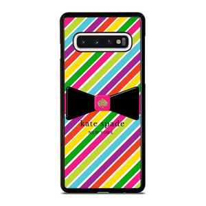 KATE SPADE NEW YORK LOGO STRIPE RIBBON ICON Samsung Galaxy S10 Case Cover