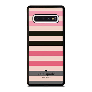KATE SPADE NEW YORK LOGO STRIPES PATTERN Samsung Galaxy S10 Case Cover