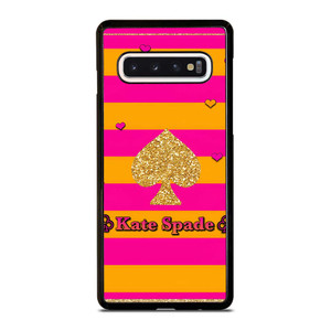 KATE SPADE NEW YORK YELLOW PINK STRIPES ICON Samsung Galaxy S10 Case Cover