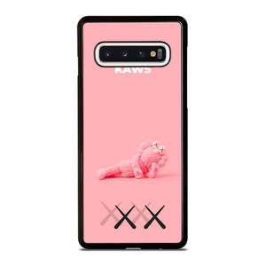 KAWS PINK LOGO MASCOT Samsung Galaxy S10 Case Cover