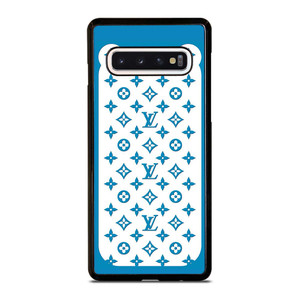 LOUIS VUITTON PATERN ICON LOGO BLUE Samsung Galaxy S10 Case Cover