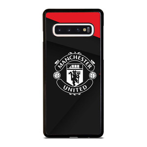 MANCHESTER UNITED LOGO BLACK Samsung Galaxy S10 Case Cover