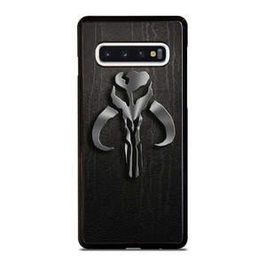 MANDALORIAN LEATHER LOGO Samsung Galaxy S10 Case Cover